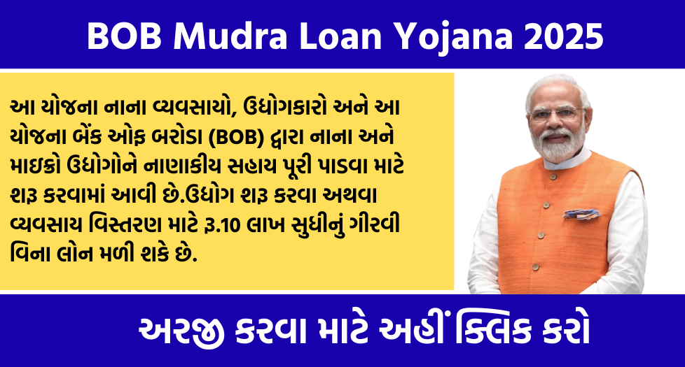 BOB Mudra Loan Yojana 2025